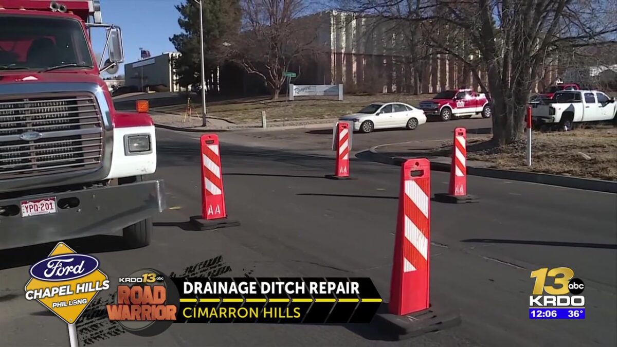 Repairs finally coming to troubled drainage ditch in Cimarron Hills