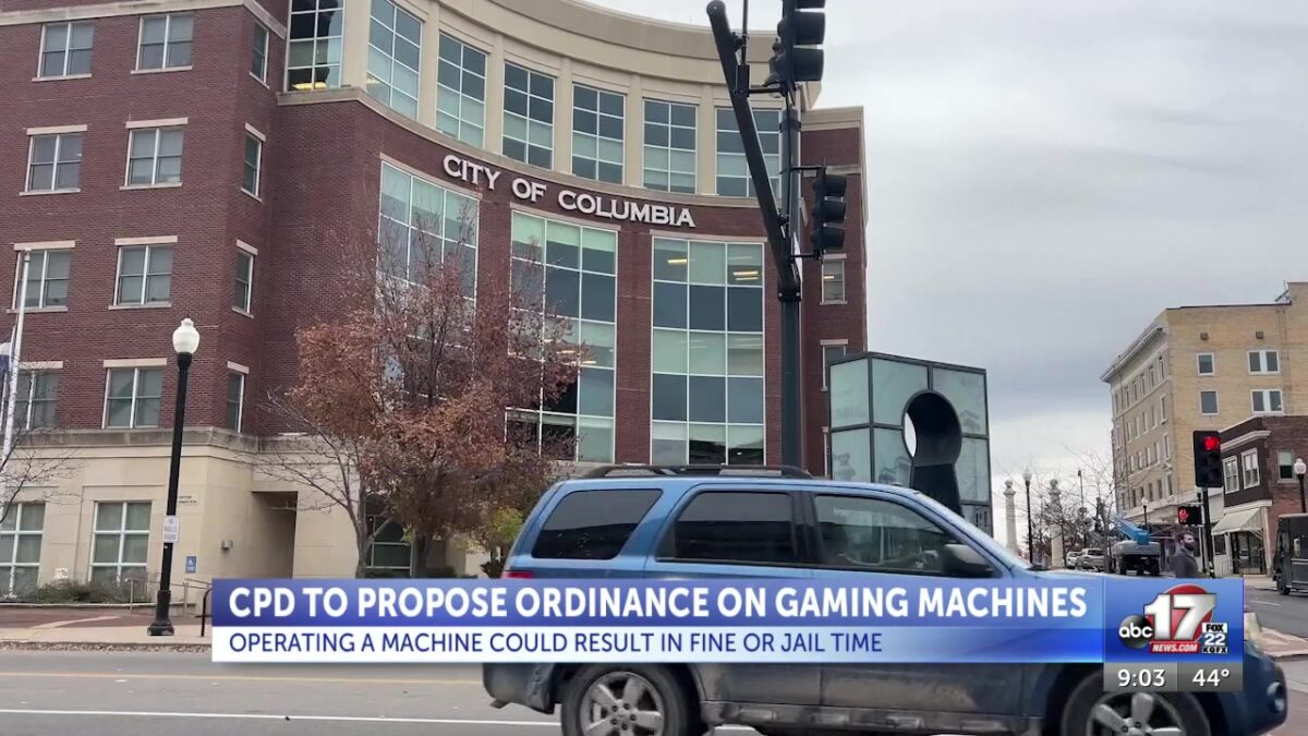 Columbia City Council to hear ordinance proposal on gaming machines