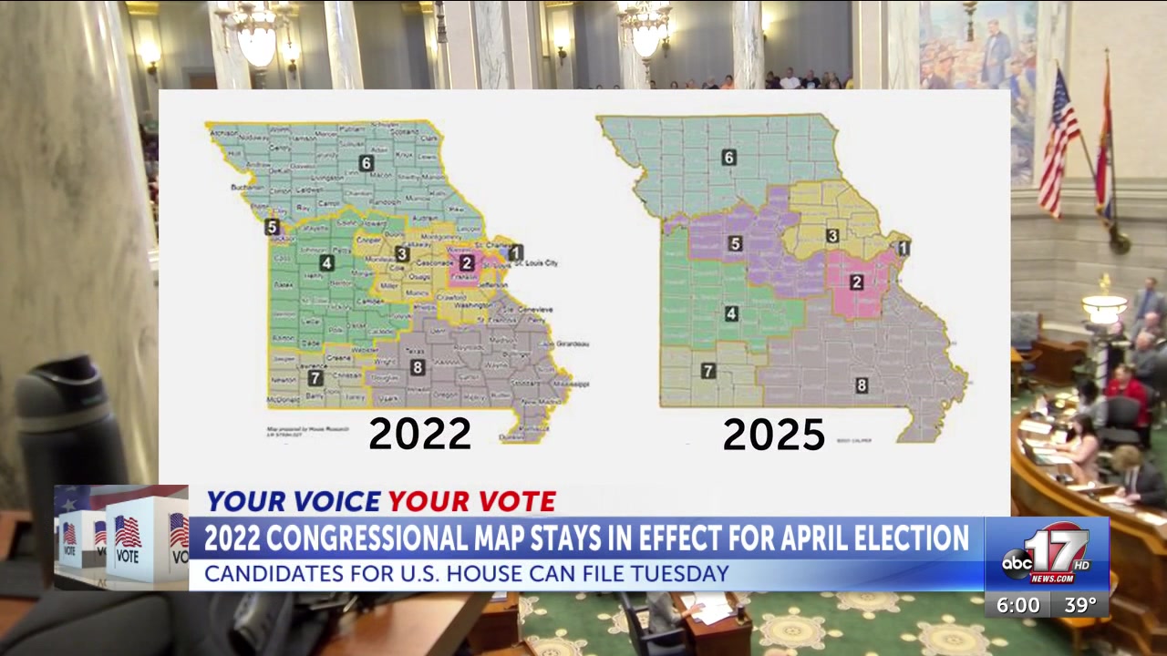 Mid-Missouri voters might not know their congressional district until after April election