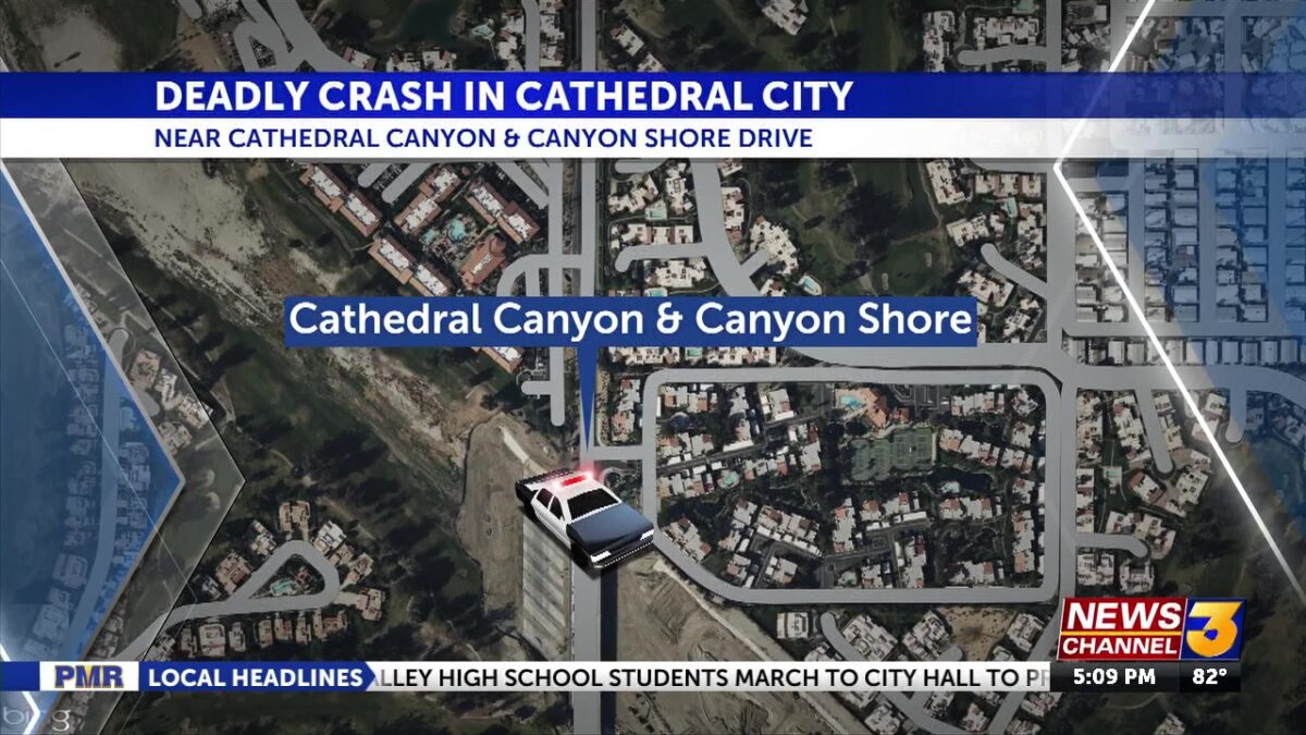 Driver killed in high-speed Cathedral City crash