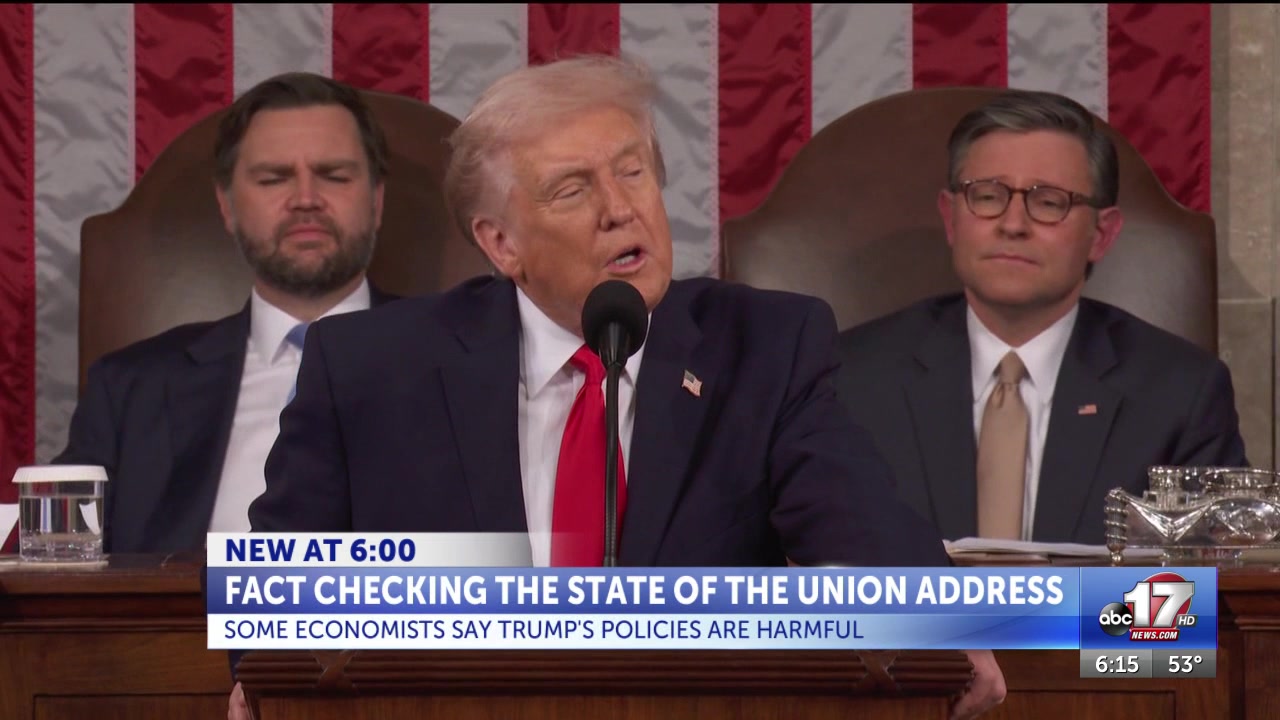 Trump claims grocery prices down in State of the Union