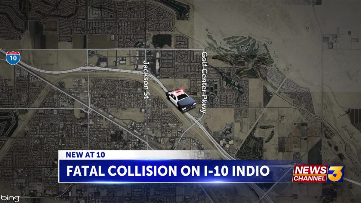 Pedestrian killed crossing I-10 westbound near Golf Center Pkwy