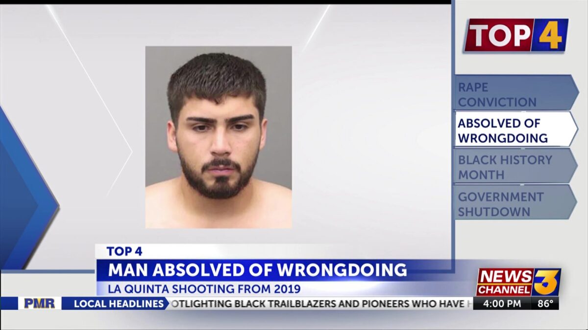 Man absolved of wrongdoing in La Quinta party shooting death