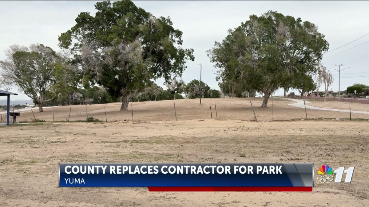 Yuma County replaces contractor for basin construction near Ray Smucker Park