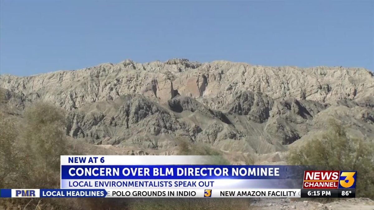 Local environmentalists oppose Bureau of Land Management Director nominee
