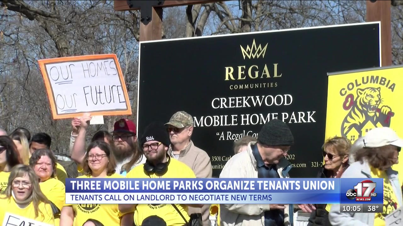 Columbia mobile home residents launch tenants union