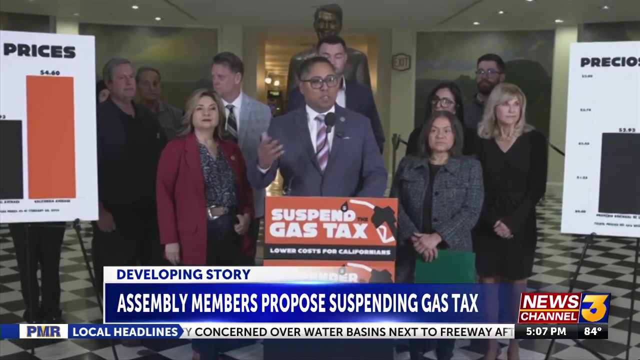 Assemblyman Jeff Gonzalez introduces proposal to suspend state gas tax