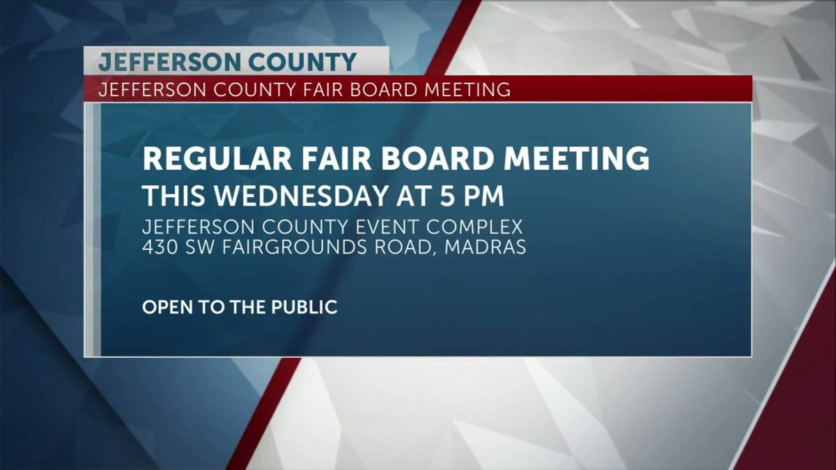 Jefferson County Fair Board meeting set for Wednesday