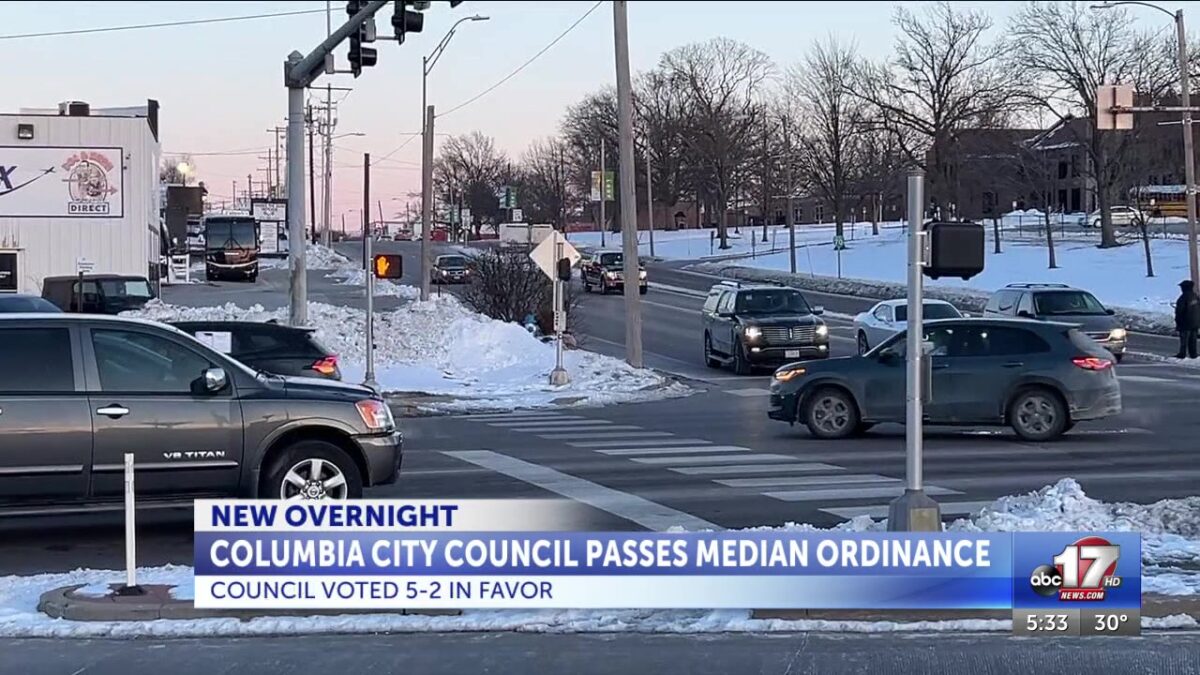 Columbia City Council passes controversial  median ordinance