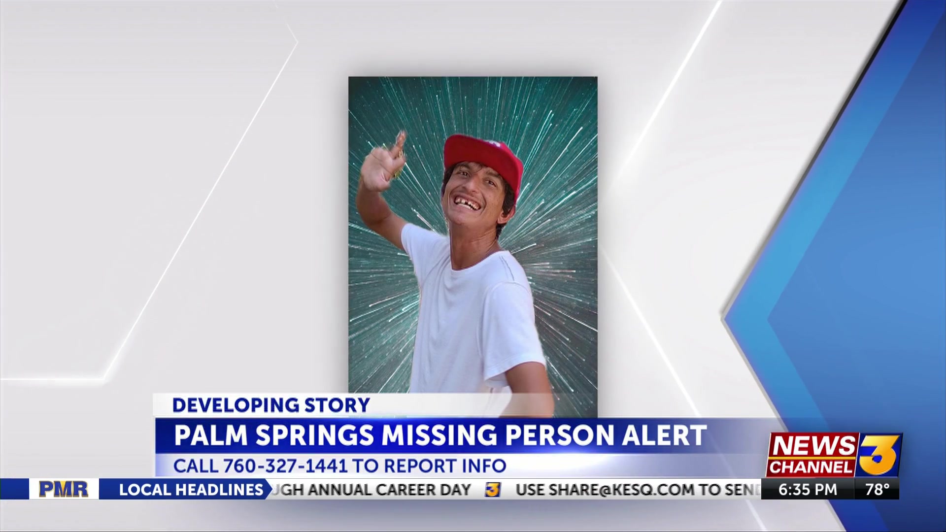Palm Springs Police locates 24-year-old at-risk man with autism