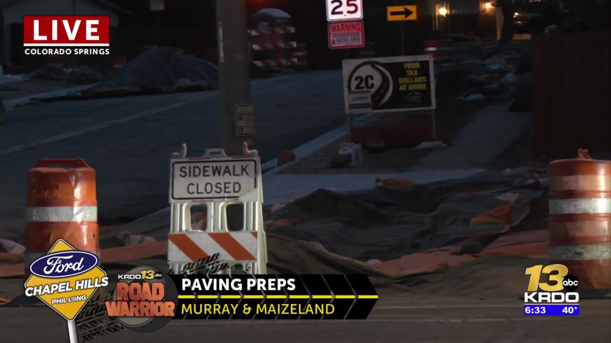A viewer’s complaint about street project in Colorado Springs turns out to be part of normal paving preparations