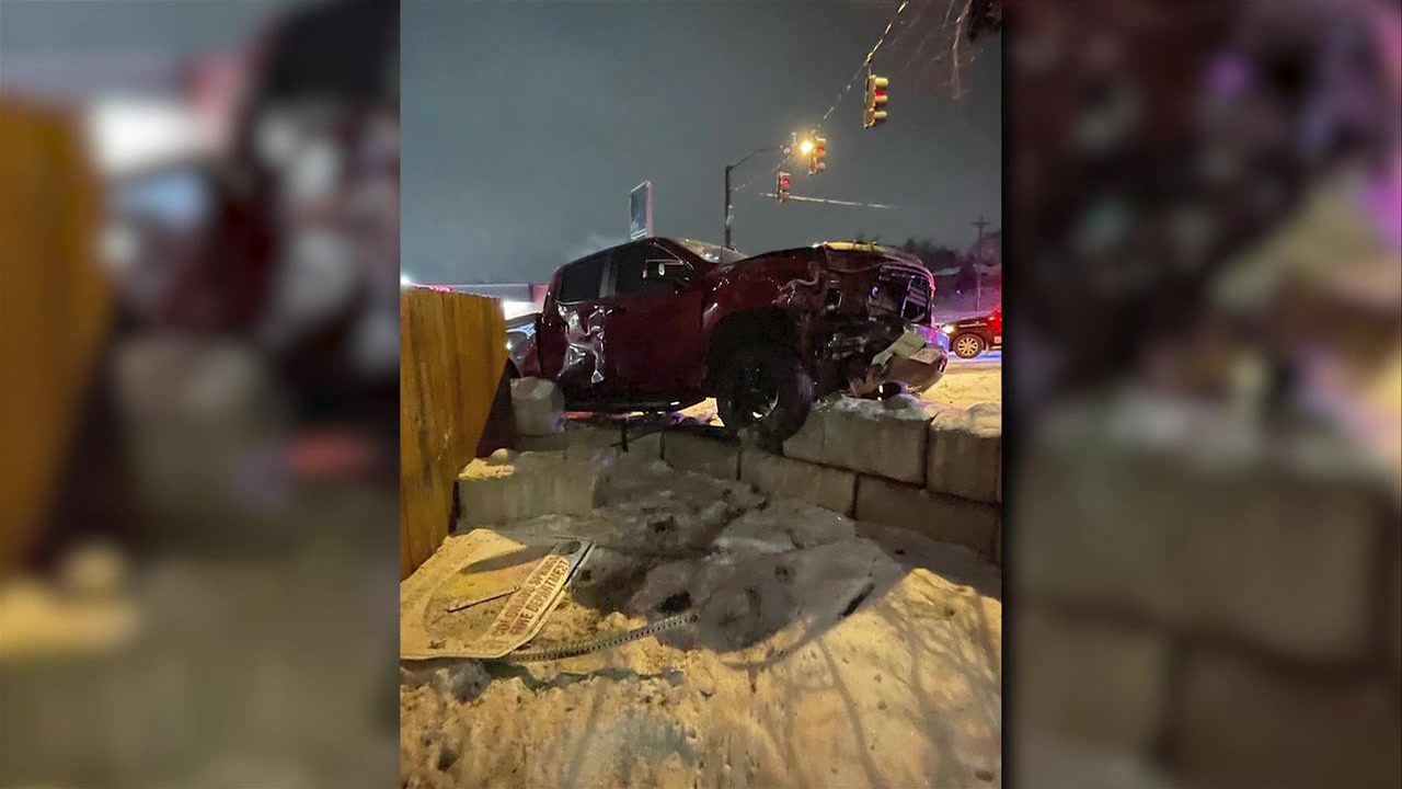 Pickup truck crashes near Station 7; Second accident in recent history