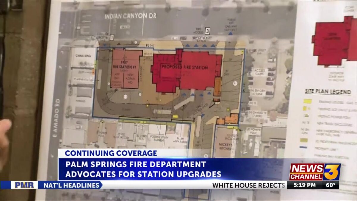 Palm Springs Fire previews Open House amid push for new fire station in downtown area