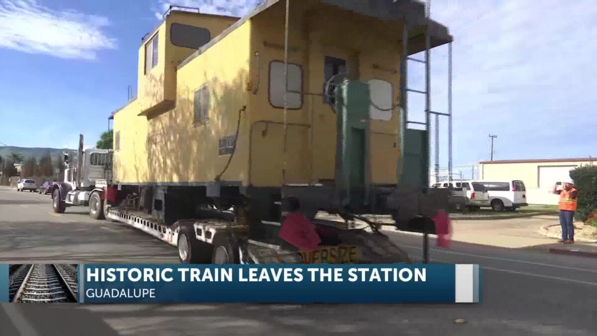 Guadalupe’s Historic Train Caboose Has Left The Station