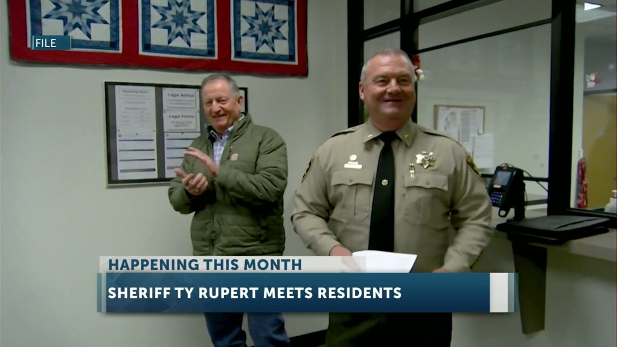 Sheriff Rupert to host town halls in Redmond and Bend