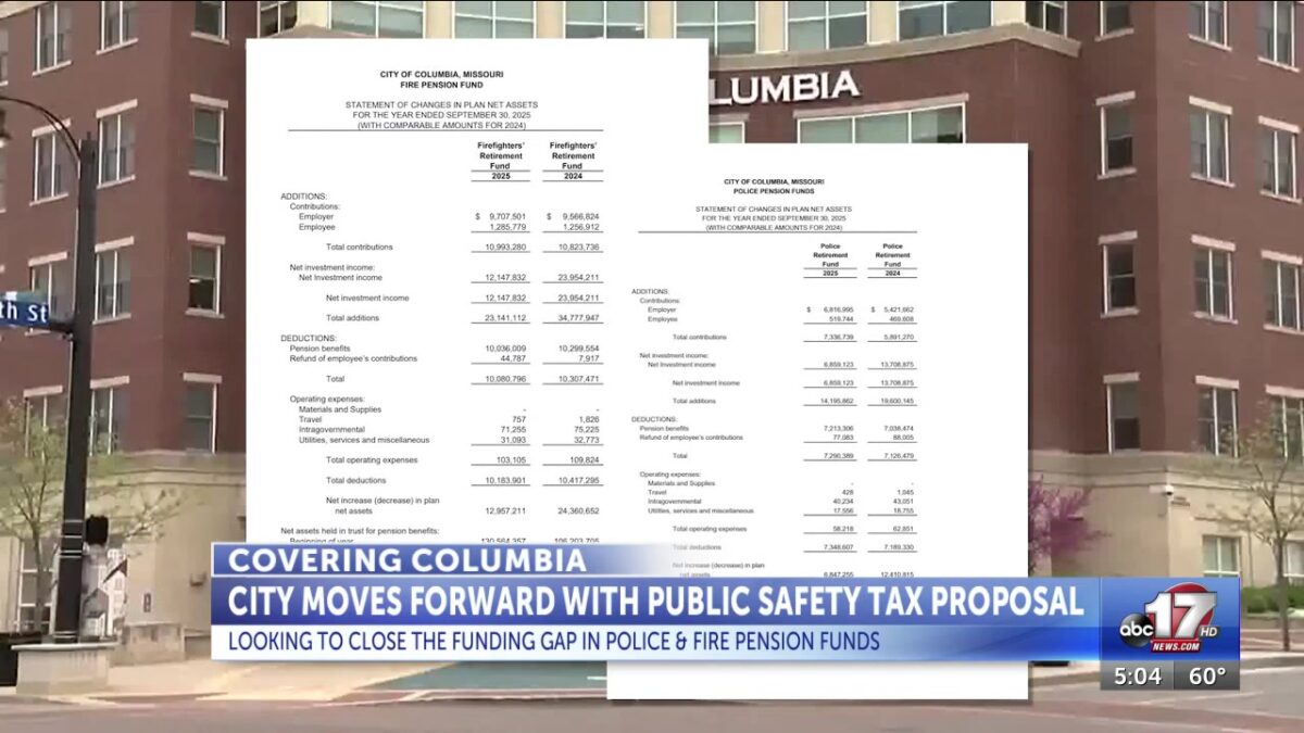 Columbia moves forward with Public Safety Sales Tax plans; city officials say funding has been an ongoing issue
