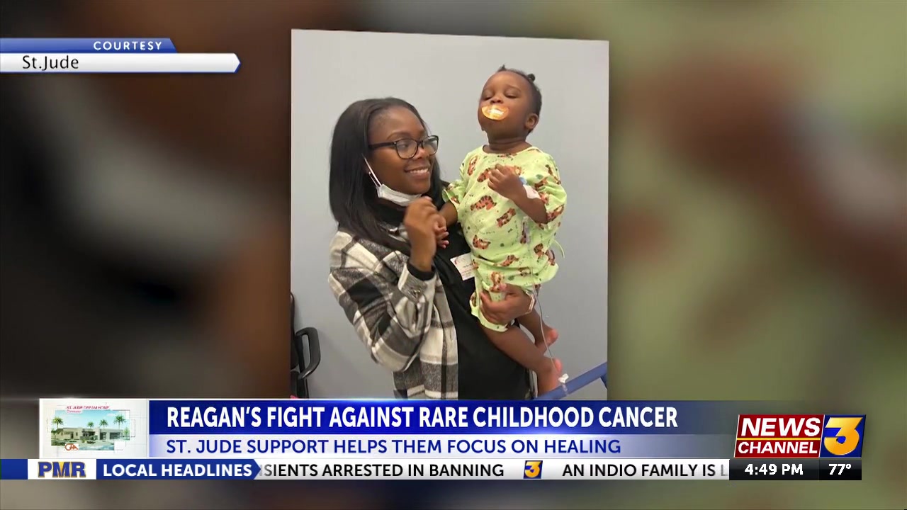 St Jude. supports Reagan’s fight against rare childhood cancer