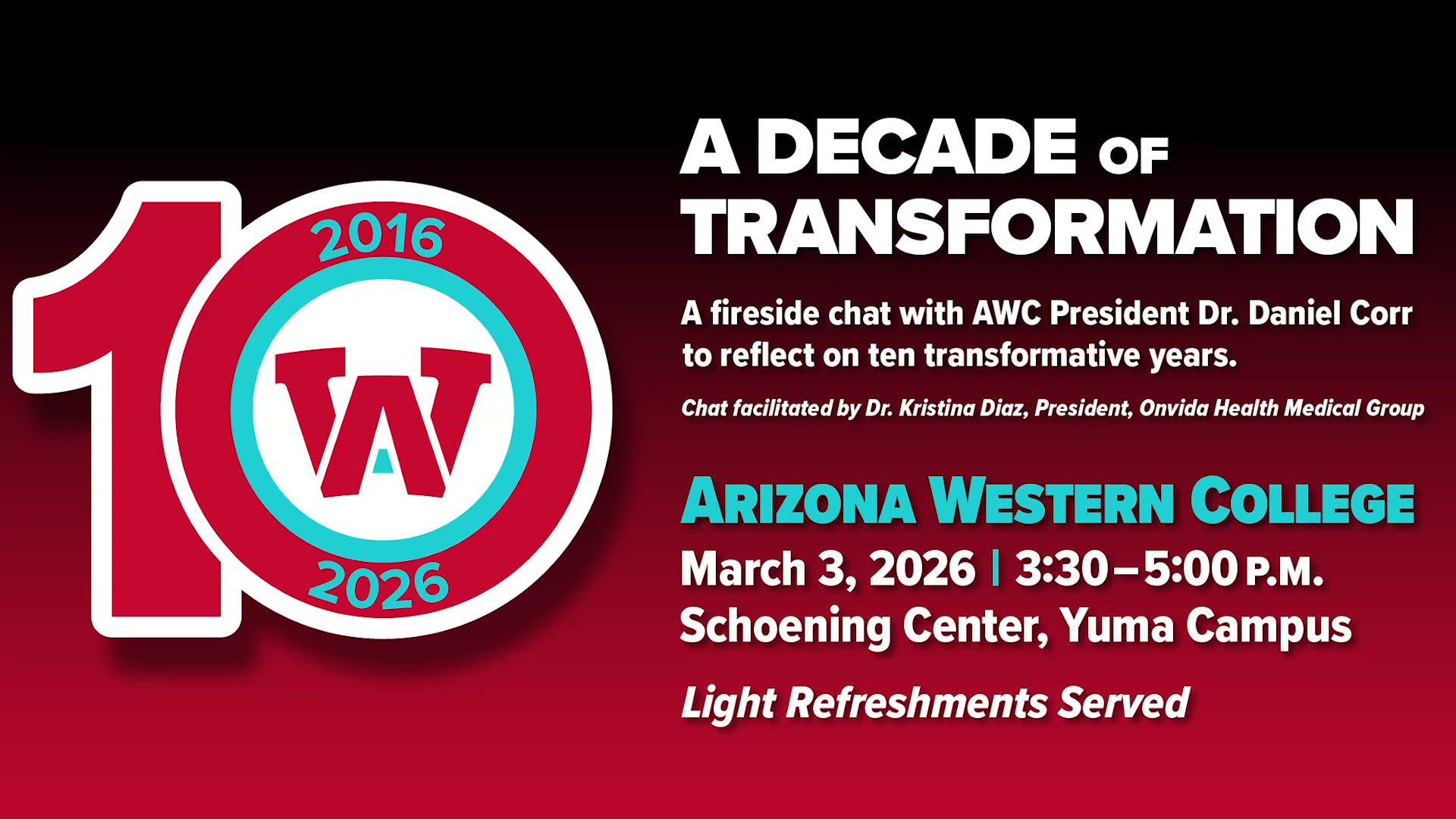 AWC to host ‘Decade of Transformation’ event next month