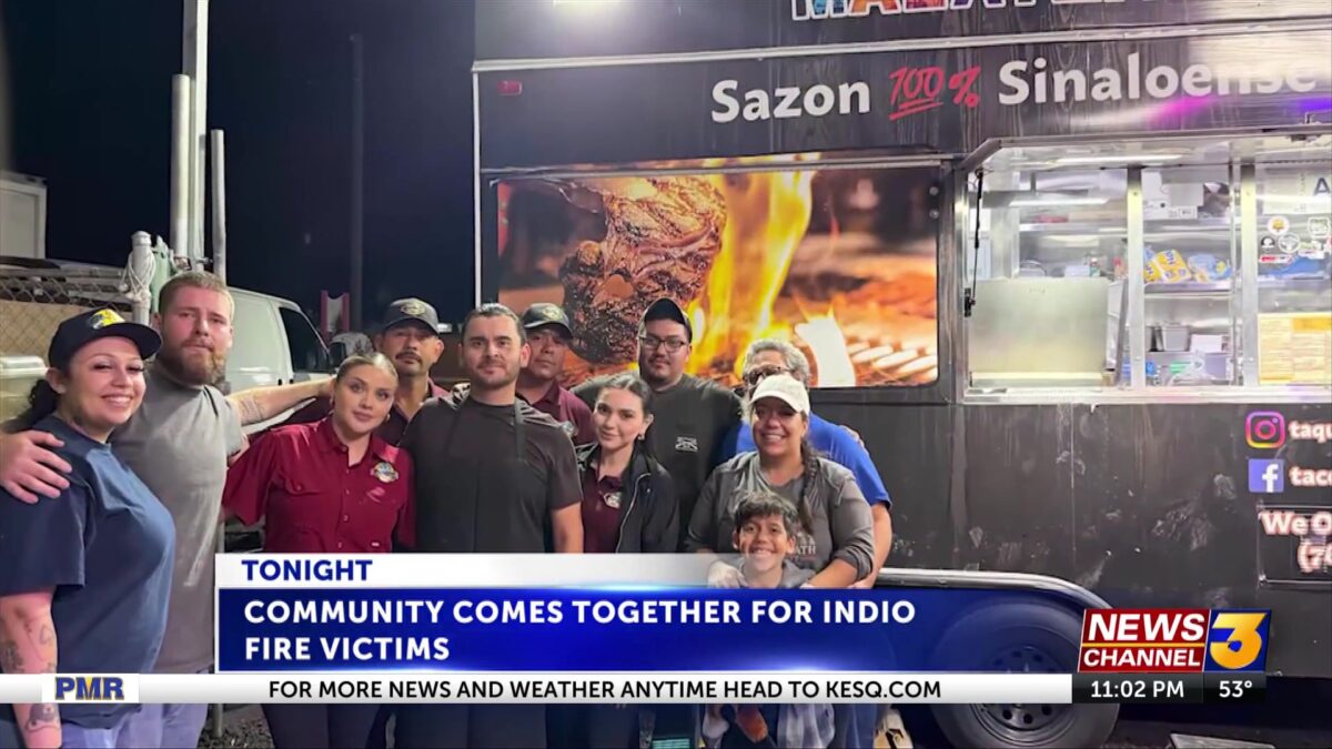 Indio taco shop supporting local family impacted by house fire