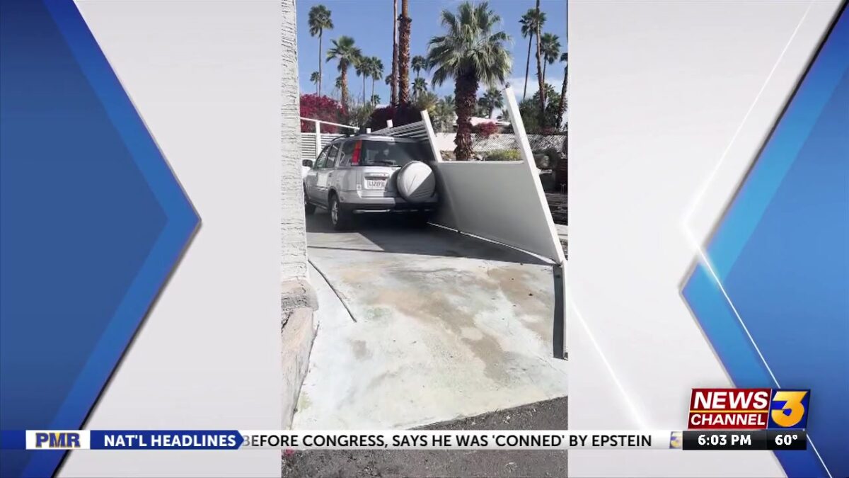 Powerful winds slam Coachella Valley