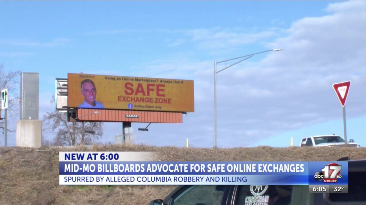 Billboards promoting ‘safe online exchanges’ seen around Missouri after Columbia man’s shooting death