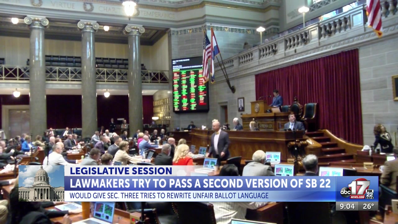 Missouri lawmakers take another shot at a bill that would allow the Secretary of State to rewrite unfair ballot titles