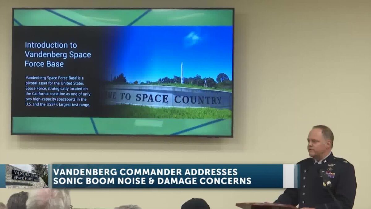 More Sonic Science From Vandenberg’s First Mission Update