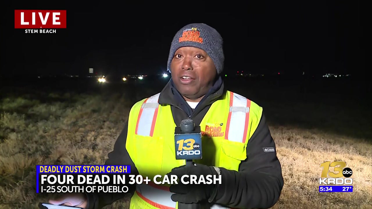 I-25 northbound reopens overnight after deadly crash; troopers share brown-out safety guidance