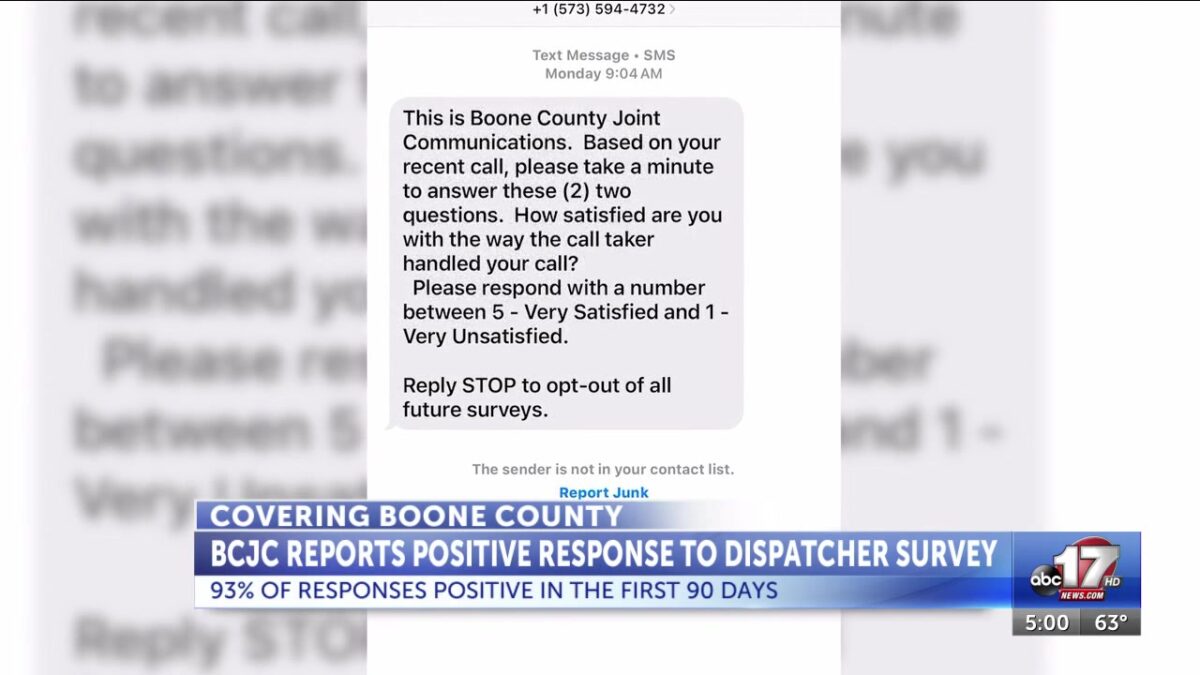 Boone County Joint Communication says response positive to dispatcher satisfaction survey