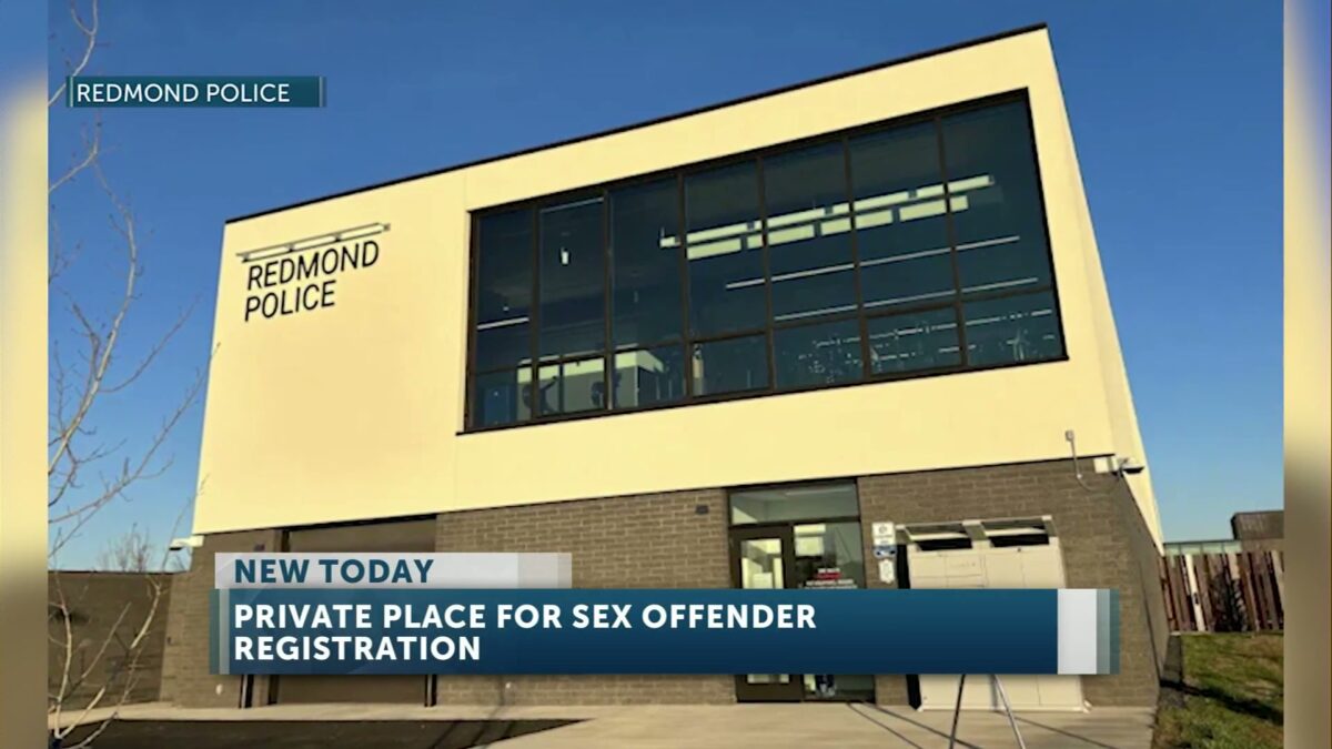 Redmond Police Department is opening a new location for sex offender registration