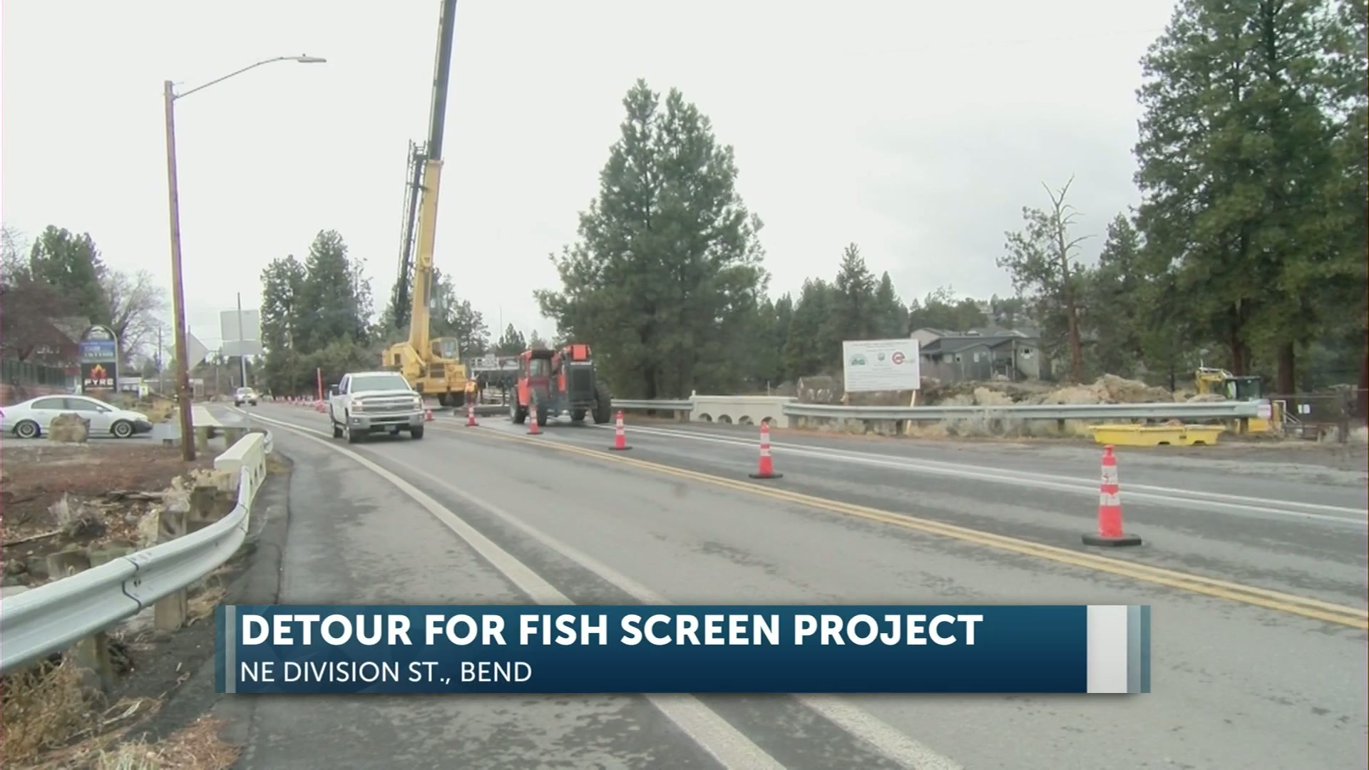 Detour on Division for Irrigation project