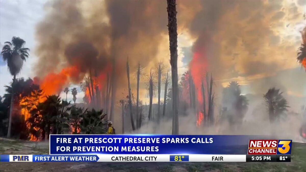 Fire at Prescott Preserve sparks calls for prevention measures