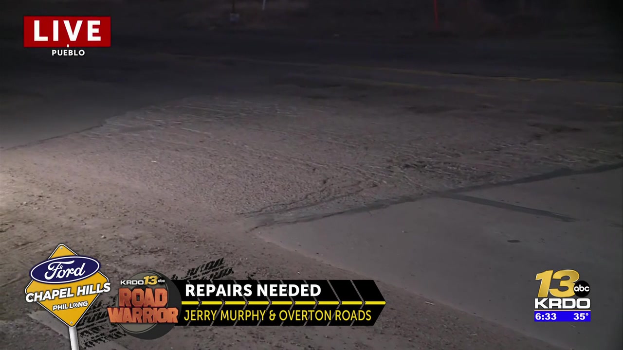 Pueblo city officials in talks with a developer regarding improvements to a crumbling northeast side road