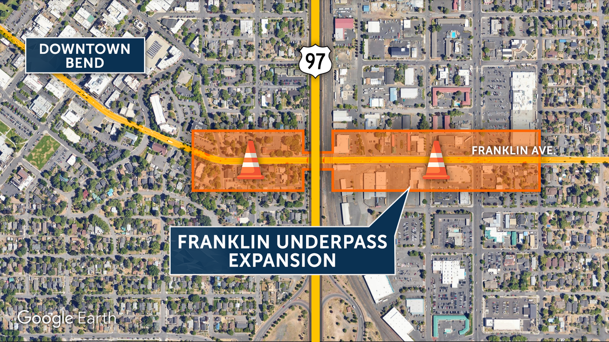 Bend to expand Franklin Avenue with new lanes and sidewalks