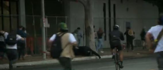 Multiple people were arrested after a "No Kings" rally took to downtown Los Angeles city streets on Saturday