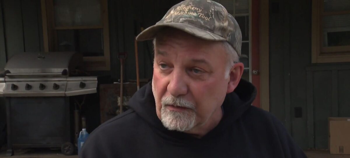 Tim Bacco said it started around 8 p.m. at his home