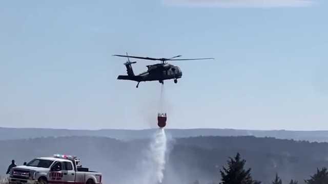 Crews continued to battle the Morrill and Cottonwood fires over the weekend despite record-high temperatures