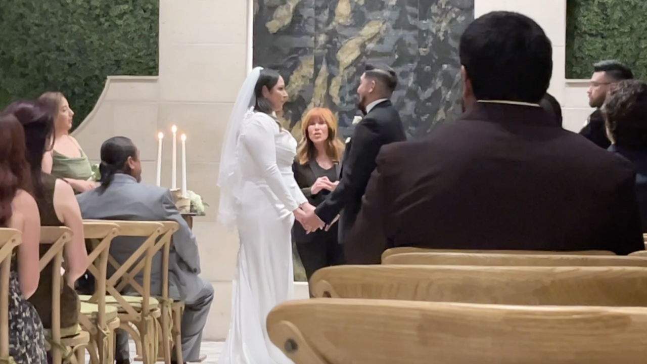 In a city known for quick weddings and big romance