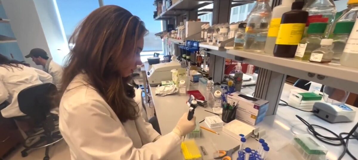 A medical student at the University of Pennsylvania is on a special mission in the research lab that could save her life.