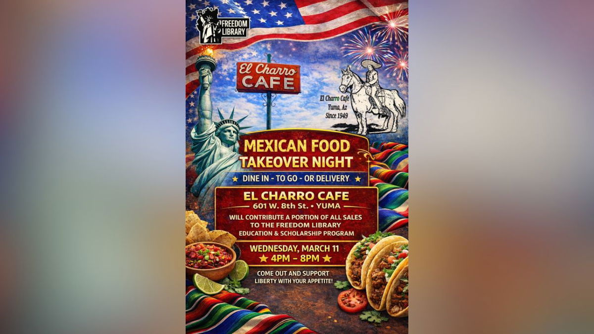 Freedom Library and El Charro Cafe to host Mexican Food Takeover Night