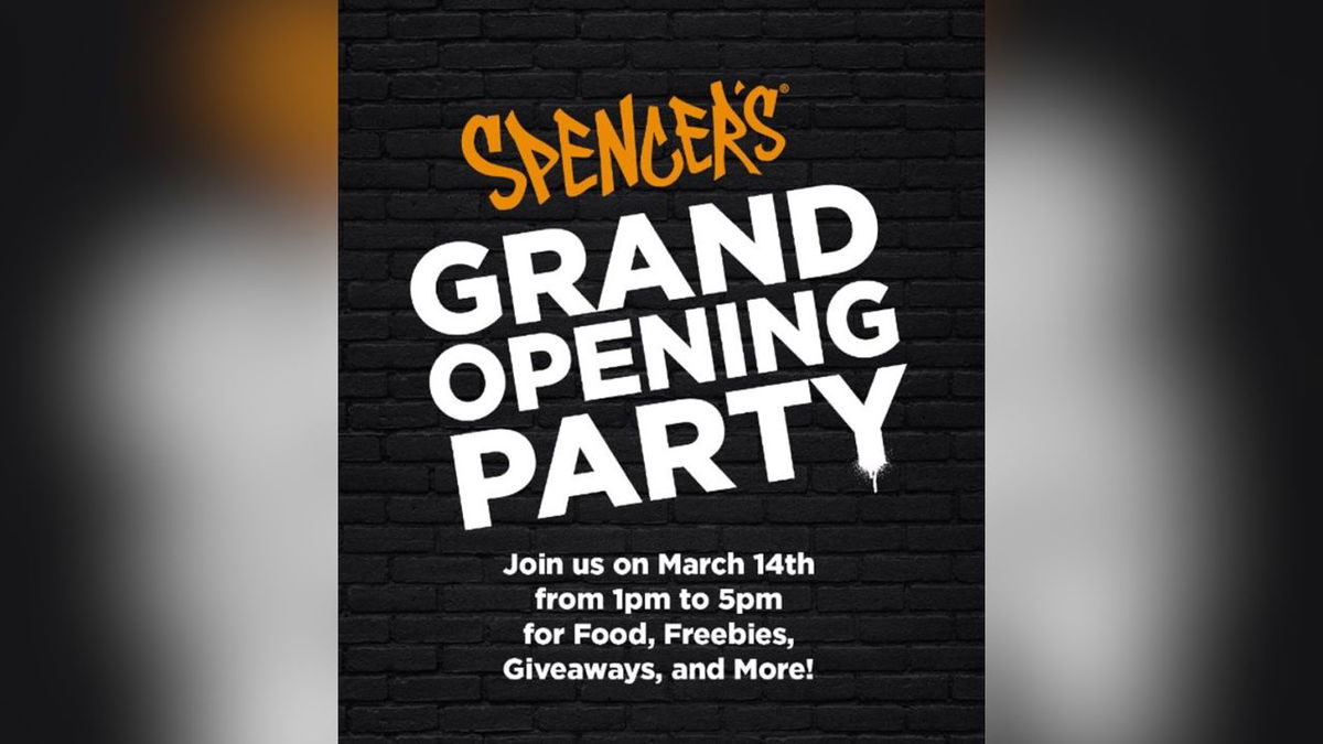 Spencer’s to hold grand opening ceremony next weekend