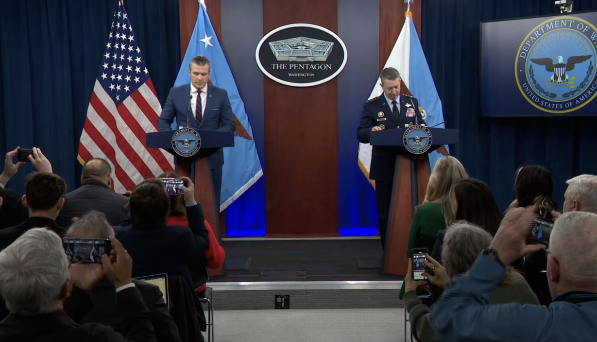 Chairman of the Joint Chiefs of Staff holds briefing on U.S. military operations in Middle East