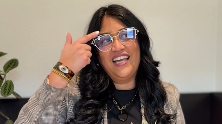 Eva Lester is showcasing her line of sunglass brand Gleam Eyewear that she built from the ground up.