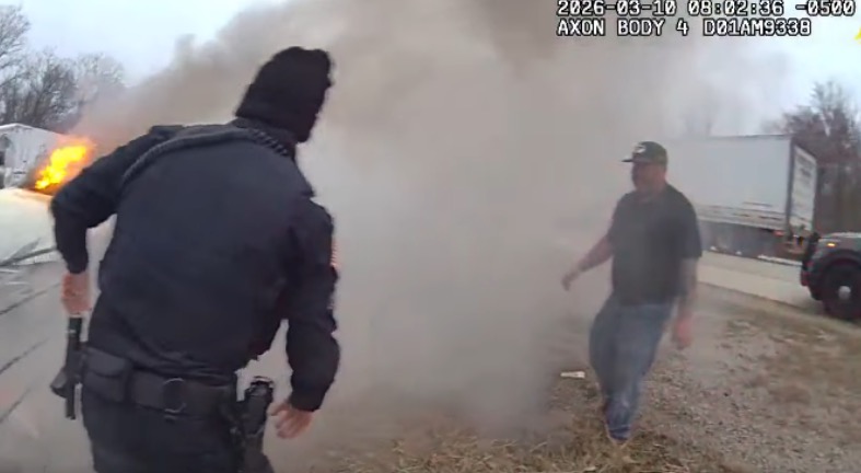 A crash on northbound I-41 in Germantown turned dangerous fast when a vehicle caught fire with the driver still inside