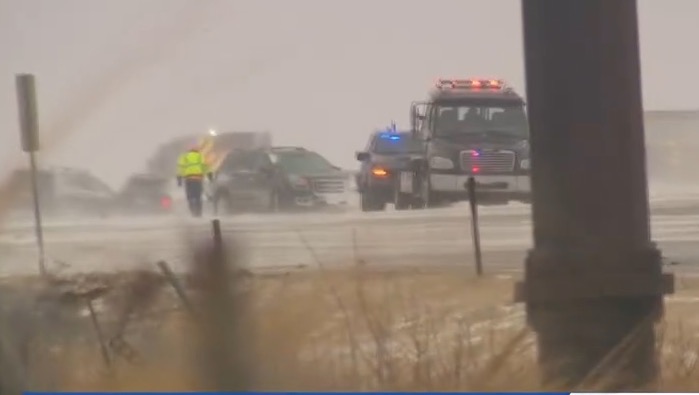 Jared Dressman was returning from an EMS conference in Kearney when he saw two cars involved in a crash amid the winter weather.  "There were no first responders on scene yet