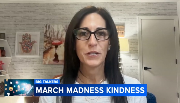 Rachel Blogg posted the video this week after helping a Penn student named Luke get back to campus following the first round of the NCAA Tournament.