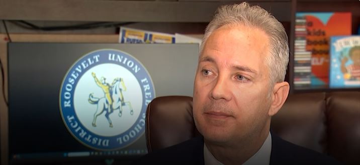 It's a world away from the hallways of a public high school in Nassau County. Roosevelt Schools Superintendent