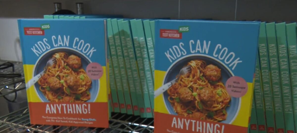 What looks at first like a cooking class