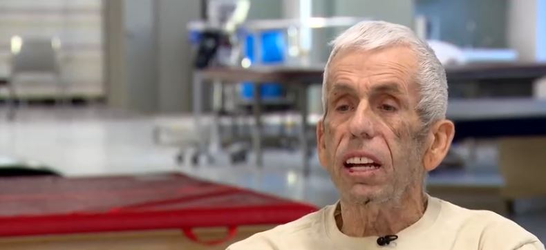 Francis Leverone said he is grateful to be alive after he crashed his truck into a parked dump truck full of snow while driving on Route 138 in Easton back in February.