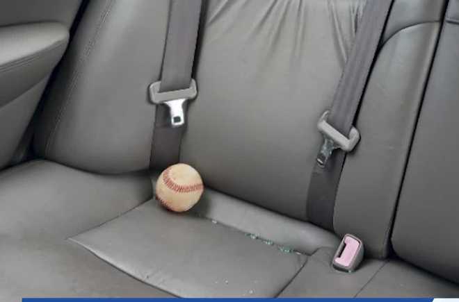 A baseball that smashed through a car windshield and landed inside is just the latest example of what neighbors say is a growing safety problem near Manny Rodriguez Park.